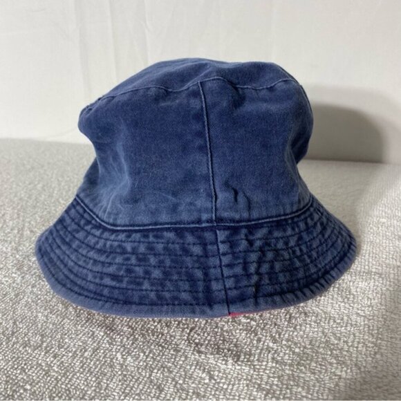 Vintage Reversible Blue Red Bucket Hat - Picture 13 of 13